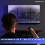 Suport TV de Perete, Pivotant, Universal, Diagonala 32”- 85” ( 80 - 214cm ), Max 60kg, Vesa 200x100 – 600x400, Negru - imagine 9