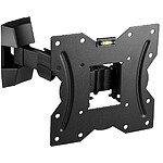 Suport TV de Perete, Universal, Pivotant, Diagonala 22”- 48” ( 56 – 122cm ), Max 20 kg, Vesa 100×100 – 200×200, Negru